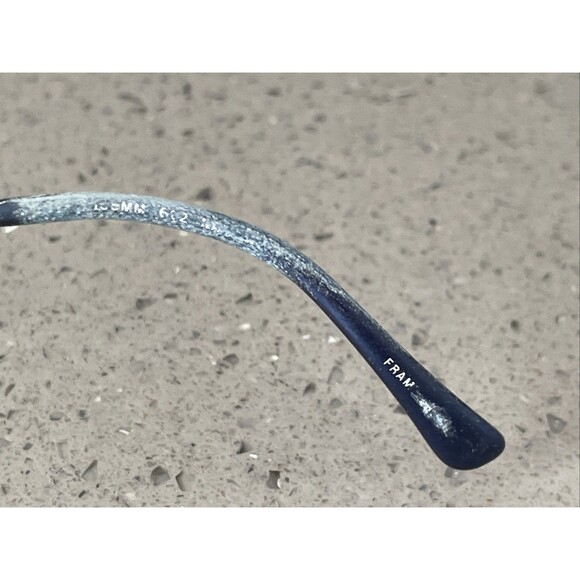 Tura Mod 602 Nav Eyeglasses 56-16-135 Made In Japan FRAMES ONLY Vintage Half Rim - Picture 6 of 14
